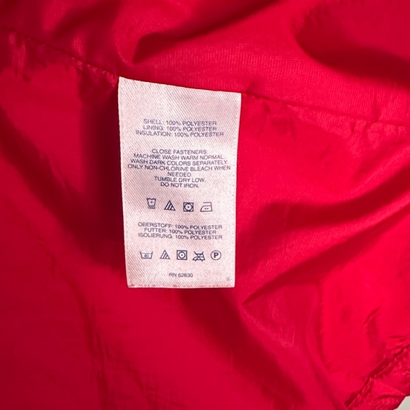 Lands' End Quilted Red Quilted Jacket - Picture 5 of 13